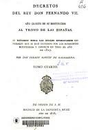 En la Cédula Real, Decreto del Rey