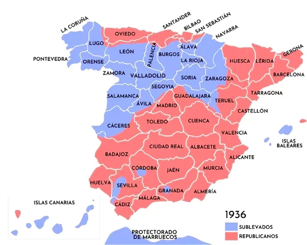 División de España