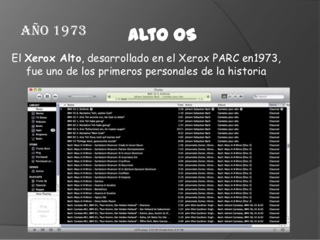 Aparición de Alto OS en 1973