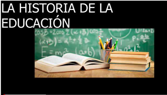 "Evoluciòn de la Educaciòn"