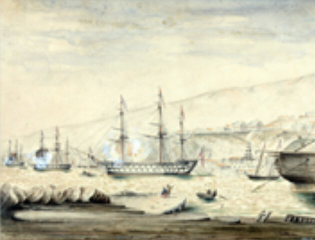 British Colony Arrives in Valparaiso