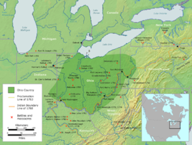 Ohio became part of Northwest territory