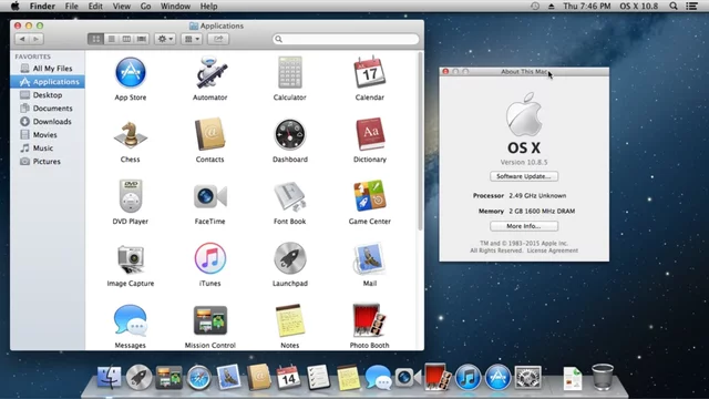 Mac os X 10.8 MOUNTAIN LION