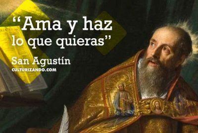 San Agustín padre de la iglesia cristiana.