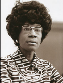 1968- First Black Congress Woman
