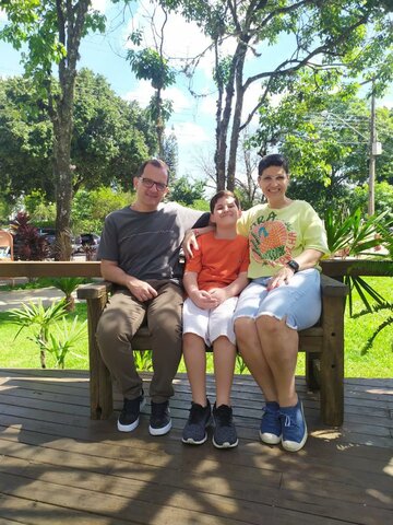 Viagem com meus pais para Holambra.