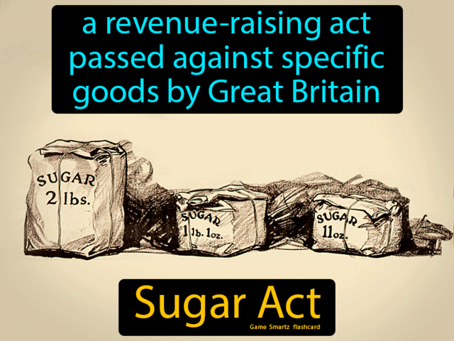 The Sugar act