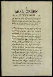 Decreto de 15 de septiembre de 1798