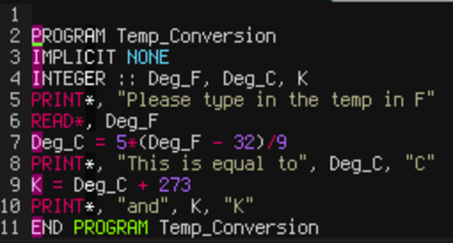 Lenguaje Fortran