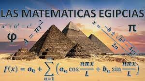 Egipto y las matemáticas
