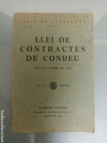 Llei de contractes conreu i Llei de bases