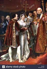 Matrimonio con la archiduquesa María Luisa de Austria, hija del emperador Francisco I