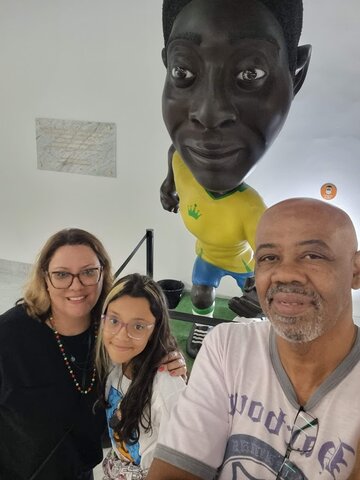 Visita ao Museu Pelé.