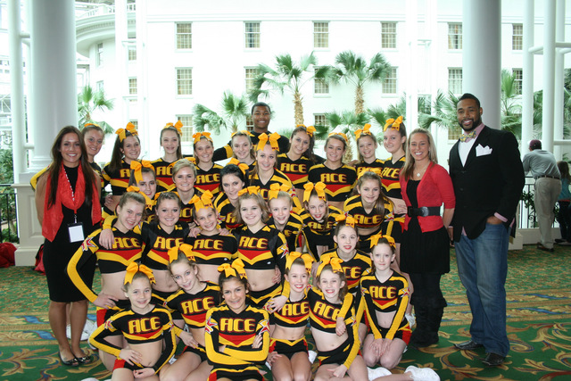 first ACE cheerleading competition