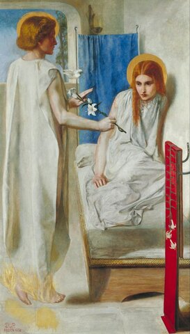 Anunciación, de Rossetti