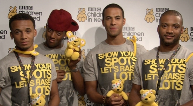 JLS performs on Children in need!!!
