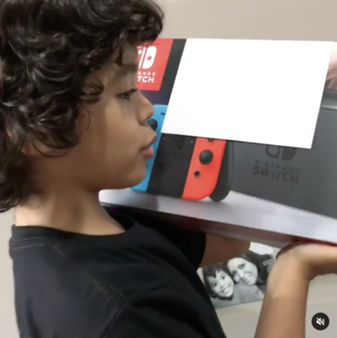 Quando ganhei o Nintendo Switch