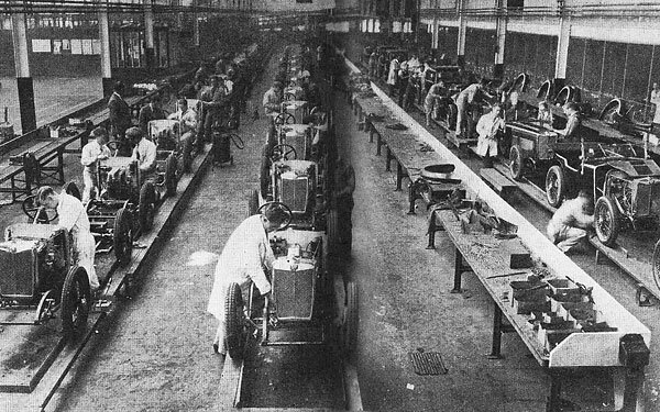 Olds Debuts Production Line