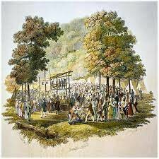 John Taylor's preaching begins Second Great Awakening