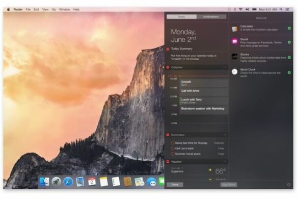 Mac OS X 10.10 Yosemite