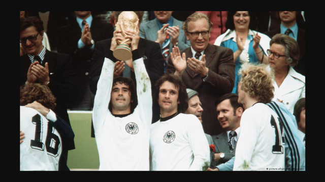 Deutschland hat seine erste Weltmeisterschaft im Farbfernsehen gewonnen