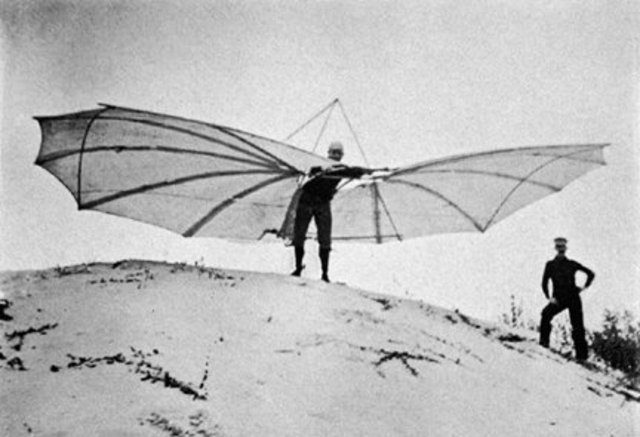 The first glider made and tested.