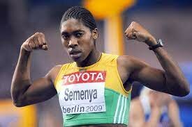 La atleta sudafricana Caster Semenya