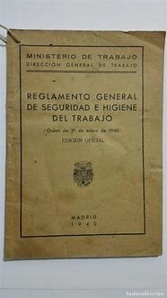 Reglamento General de Higiene y Seguridad