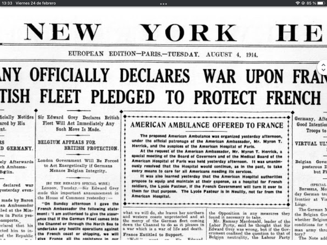 Germany declares war on France