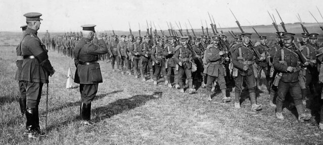 Canadian troops arrive in Britain 16th october 1914