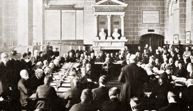 The treaty of Saint-Gernmain-in-Laye 10th September 1919
