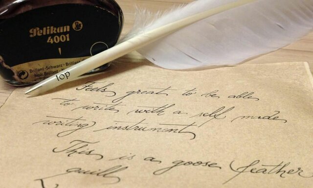 Quill Pen and Ink