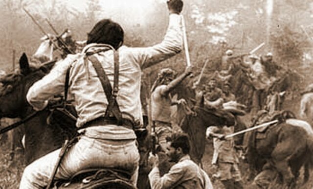 Toma e incendio de Las Tunas por el general Vicente García