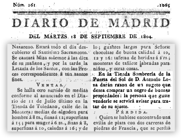 Las cortes españolas decretan el fin de la esclavitud