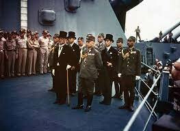 Japan surrenders to Us