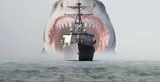 U.S.S. Indianapolis is sunk be a sub leading to the worst shark attack in history