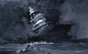 U.S.S. Indianapolis is sunk by a sub leading to the worst shark attack in history