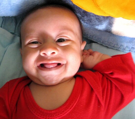 minha primeira foto sorrindo