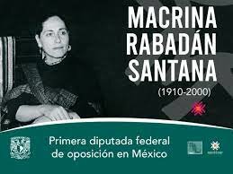 Macrina Rabadán se convirtió en la primera Diputada propietaria opositora