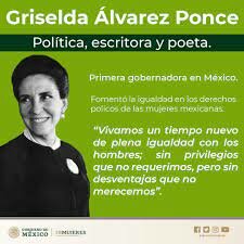 Griselda Álvarez Ponce de León, primer mujer Gobernadora
