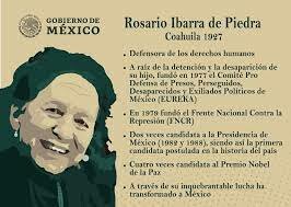 Rosario Ibarra fue la primera candidata presidencial