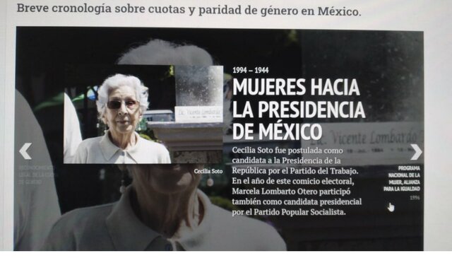 Cecilia Soto, candidata a la Presidencia de la Republica