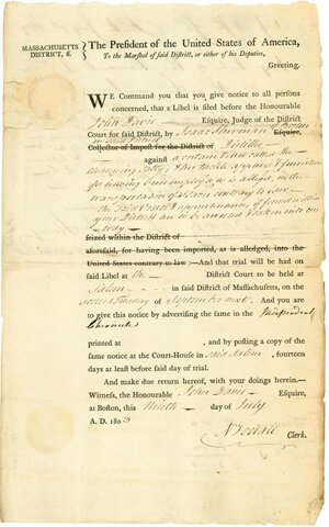 Transatlantic Slave Trade Banned