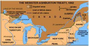 Webster Ashburton Treaty Signed