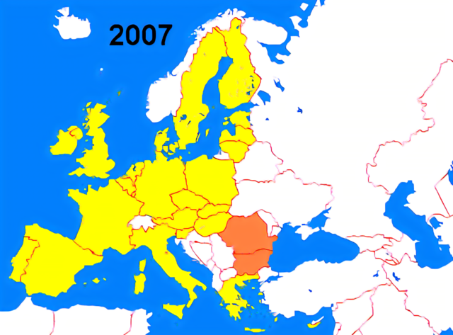 EU WAS ENLARGED TO 27 MEMBERS