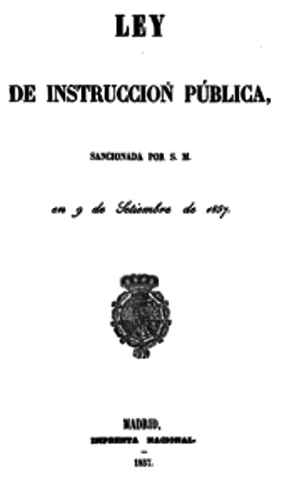 Ley sobre la instrucción publica