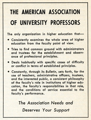 Founding of The American Association of University Professors