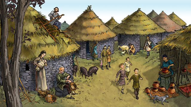 Pueblos celtas llegan a la P. Ibérica