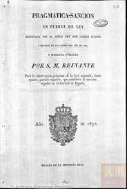 PRAGMÁTICA SANCIÓN