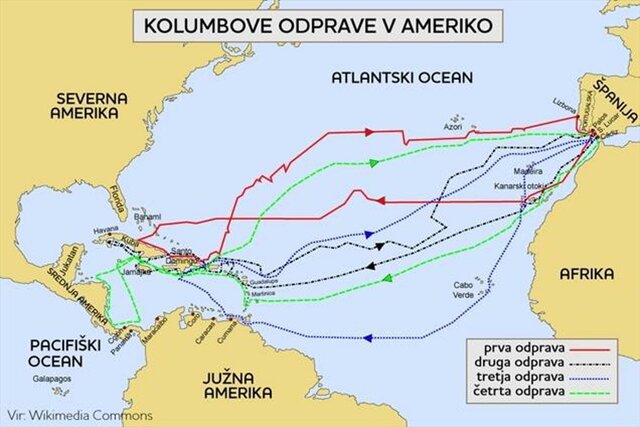 KOLUMBOVO ODKRITJE AMERIKE